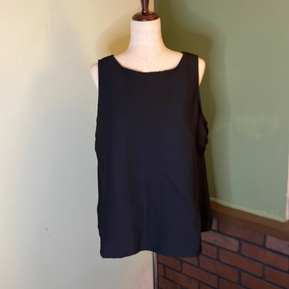 22 W Lands End Tankini Swim Top A06 6524